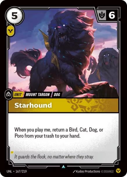 Image for Starhound (167/219) (Unleashed) (UNL) - Riftbound: League of Legends Trading Card Game