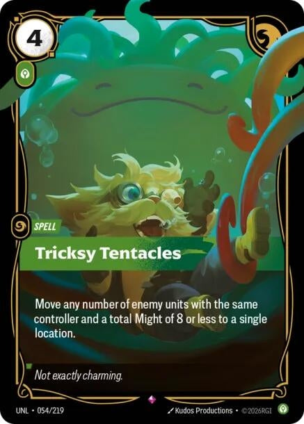 Image for Tricksy Tentacles (054/219) (Unleashed) (UNL) - Riftbound: League of Legends Trading Card Game