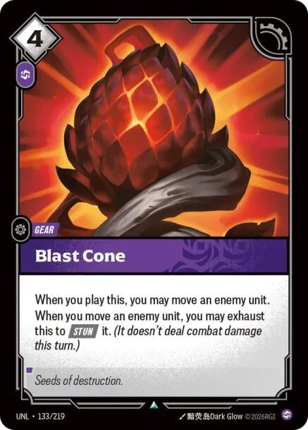 Image for Blast Cone (133/219) (Unleashed) (UNL) - Riftbound: League of Legends Trading Card Game