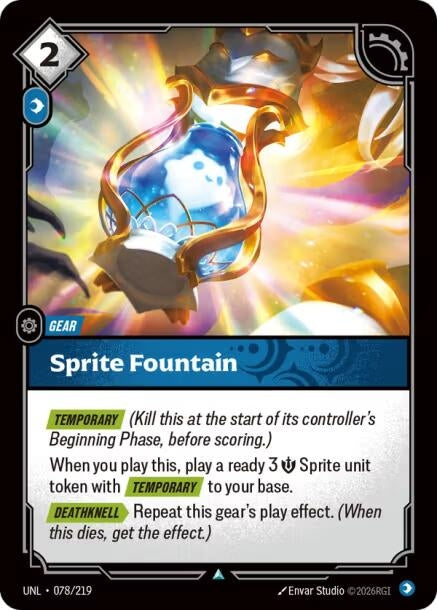 Image for Sprite Fountain (078/219) (Unleashed) (UNL) - Riftbound: League of Legends Trading Card Game