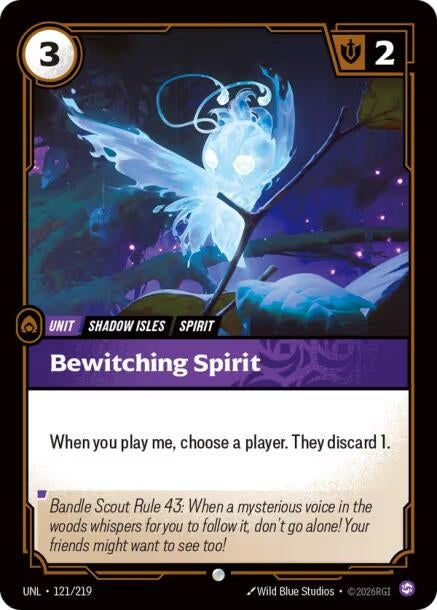 Image for Bewitching Spirit (121/219) (Unleashed) (UNL) - Riftbound: League of Legends Trading Card Game