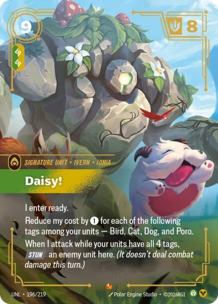 Image for Daisy! (196/219) (Unleashed) (UNL) - Riftbound: League of Legends Trading Card Game