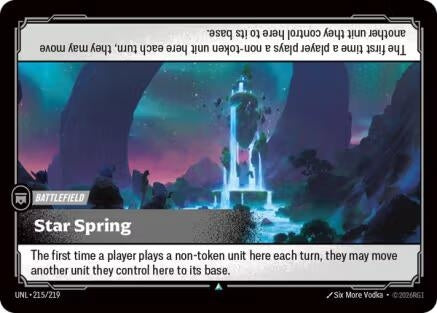 Image for Star Spring (215/219) (Unleashed) (UNL) - Riftbound: League of Legends Trading Card Game