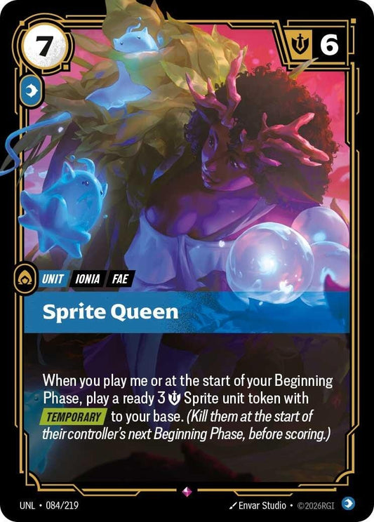 Image for Sprite Queen (084/219) (Unleashed) (UNL) - Riftbound: League of Legends Trading Card Game