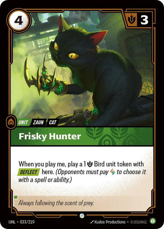 Image for Frisky Hunter (033/219) (Unleashed) (UNL) - Riftbound: League of Legends Trading Card Game