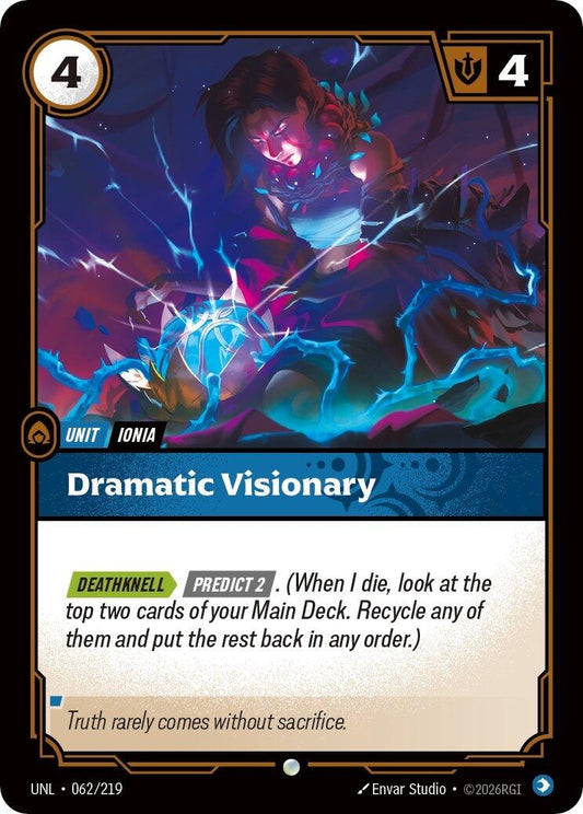 Image for Dramatic Visionary (062/219) (Unleashed) (UNL) - Riftbound: League of Legends Trading Card Game