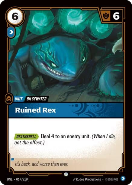 Image for Ruined Rex (067/219) (Unleashed) (UNL) - Riftbound: League of Legends Trading Card Game