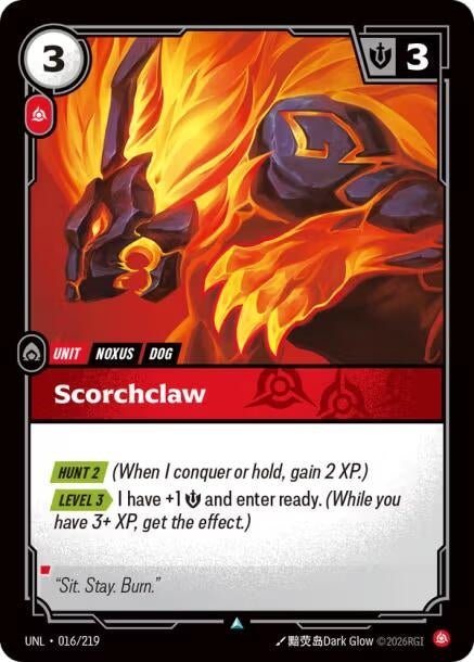 Image for Scorchclaw (016/219) (Unleashed) (UNL) - Riftbound: League of Legends Trading Card Game