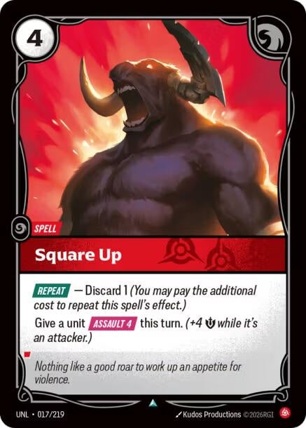 Image for Square Up (017/219) (Unleashed) (UNL) - Riftbound: League of Legends Trading Card Game