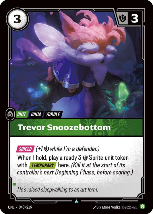 Image for Trevor Snoozebottom (048/219) (Unleashed) (UNL) - Riftbound: League of Legends Trading Card Game