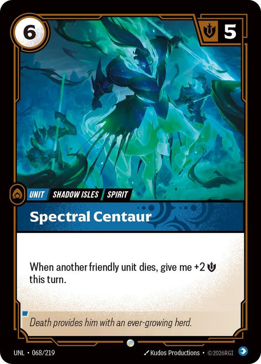 Image for Spectral Centaur (068/219) (Unleashed) (UNL) - Riftbound: League of Legends Trading Card Game