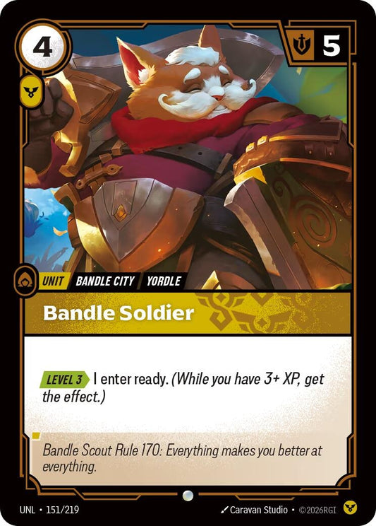 Image for Bandle Soldier (151/219) (Unleashed) (UNL) - Riftbound: League of Legends Trading Card Game