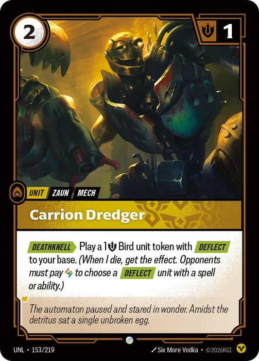 Image for Carrion Dredger (153/219) (Unleashed) (UNL) - Riftbound: League of Legends Trading Card Game