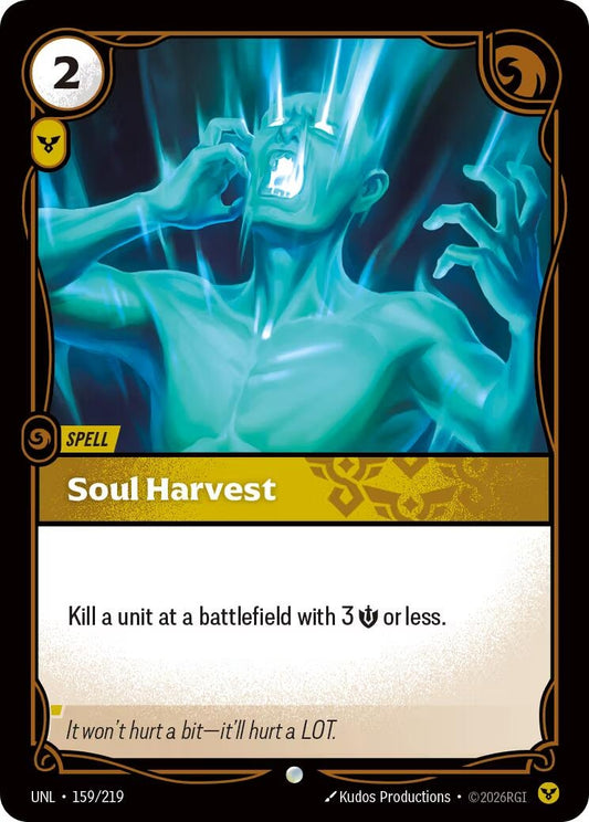 Image for Soul Harvest (159/219) (Unleashed) (UNL) - Riftbound: League of Legends Trading Card Game