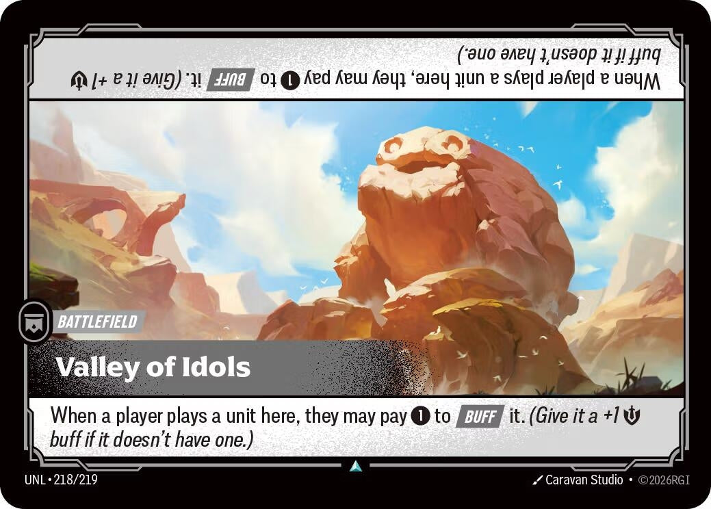 Image for Valley of Idols (218/219) (Unleashed) (UNL) - Riftbound: League of Legends Trading Card Game