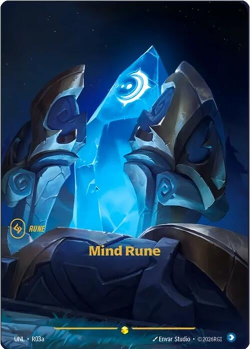 Image for Mind Rune (R03a) (R03a) (Unleashed) (UNL) - Riftbound: League of Legends Trading Card Game
