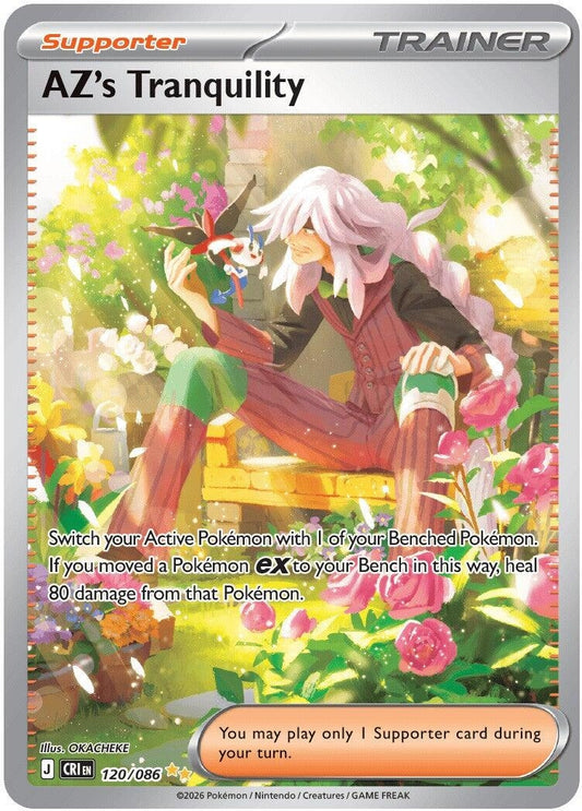 Image for AZ's Tranquility (120/086) (ME04: Chaos Rising) - Pokemon