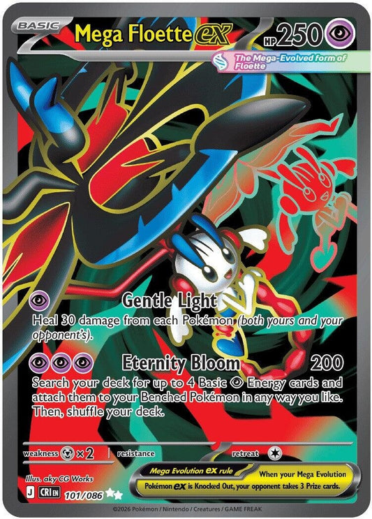 Image for Mega Floette ex (101/086) (ME04: Chaos Rising) - Pokemon