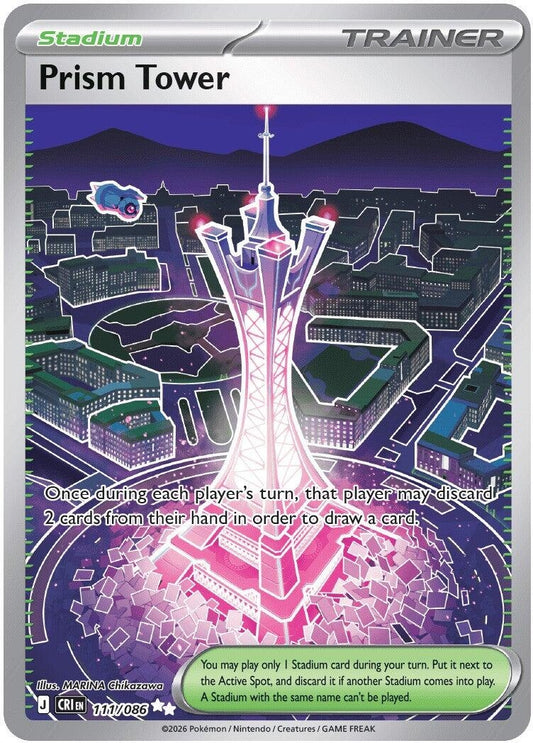Image for Prism Tower (111/086) (ME04: Chaos Rising) - Pokemon