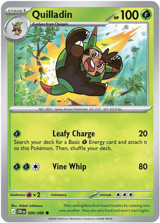 Image for Quilladin (006/086) (ME04: Chaos Rising) - Pokemon