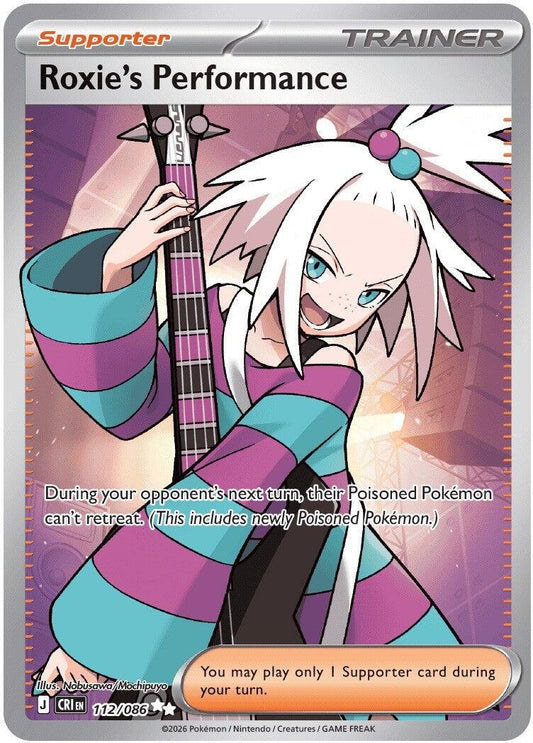 Image for Roxie's Performance (112/086) (ME04: Chaos Rising) - Pokemon
