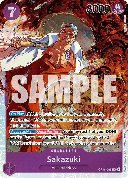 Image for Sakazuki (OP16-065) (The Time of Battle) - One Piece Card Game
