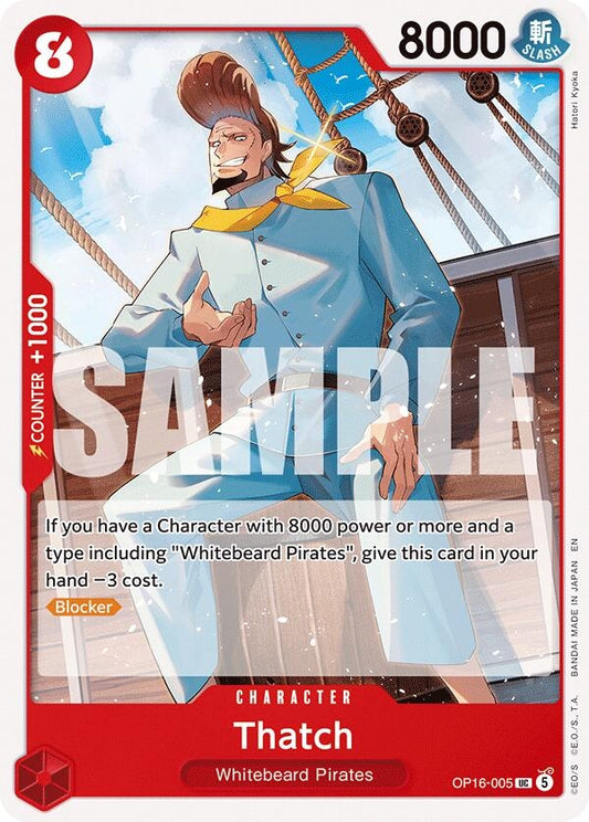 Image for Thatch (OP16-005) (The Time of Battle) - One Piece Card Game