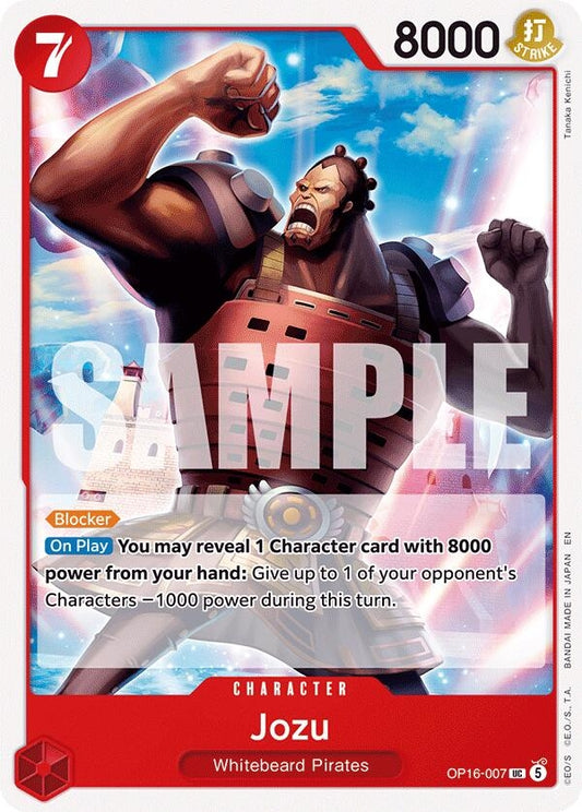 Image for Jozu (OP16-007) (The Time of Battle) - One Piece Card Game
