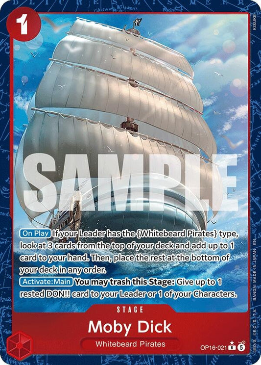 Image for Moby Dick (Alternate Art) (OP16-021) (The Time of Battle) - One Piece Card Game