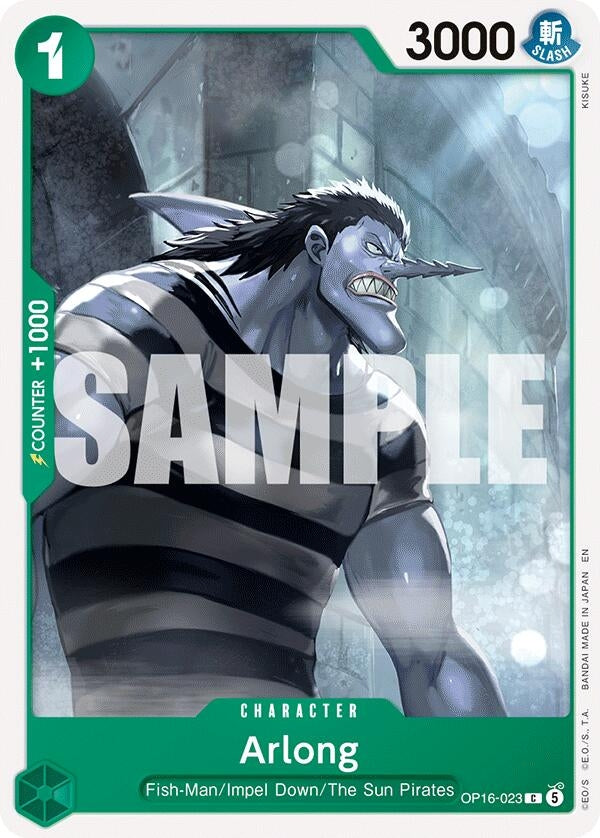 Image for Arlong (OP16-023) (The Time of Battle) - One Piece Card Game