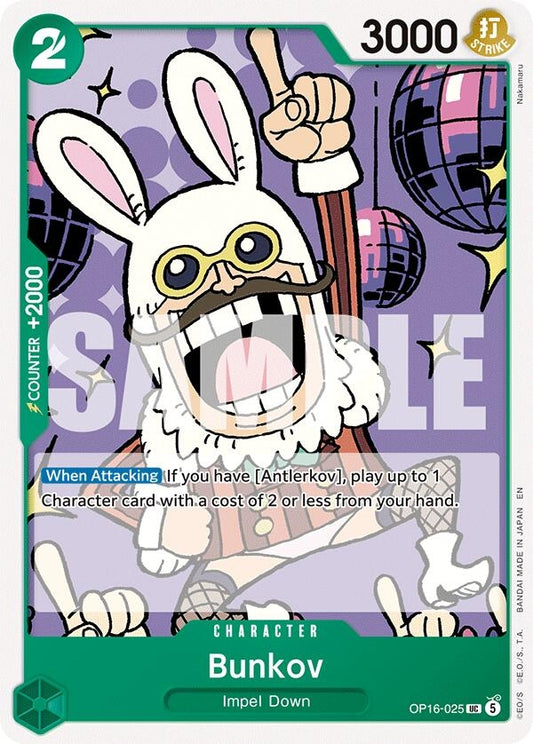 Image for Bunkov (OP16-025) (The Time of Battle) - One Piece Card Game