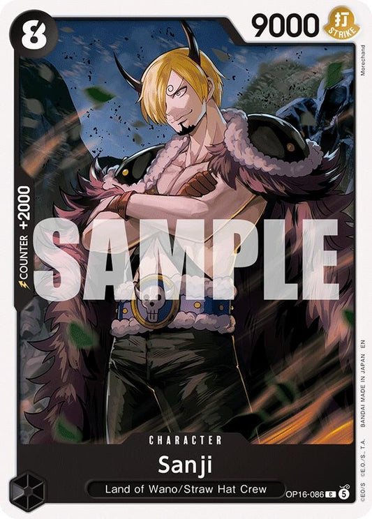 Image for Sanji (OP16-086) (The Time of Battle) - One Piece Card Game