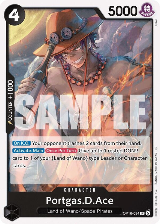 Image for Portgas.D.Ace (094) (OP16-094) (The Time of Battle) - One Piece Card Game
