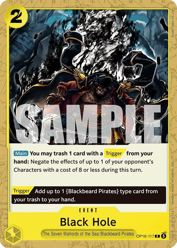 Image for Black Hole (OP16-117) (The Time of Battle) - One Piece Card Game