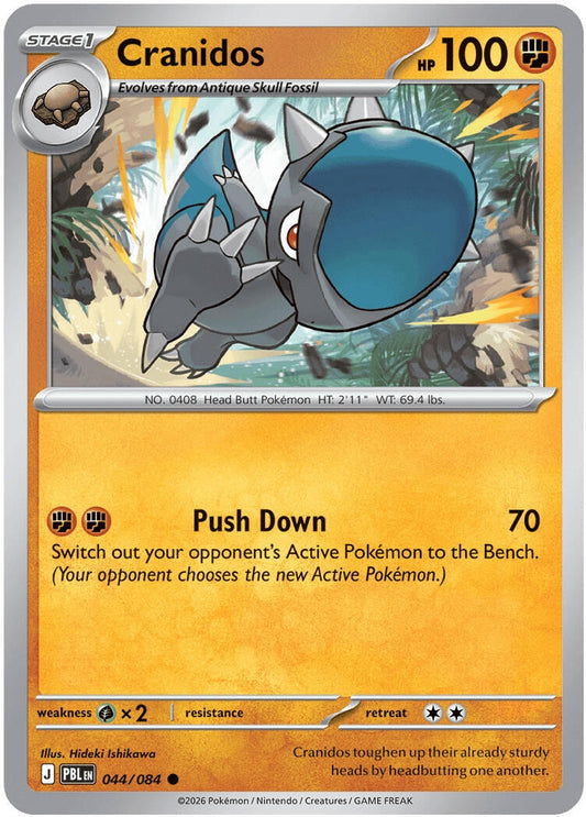 Image for Cranidos (044/084) (ME05: Pitch Black) (ME05) - Pokemon