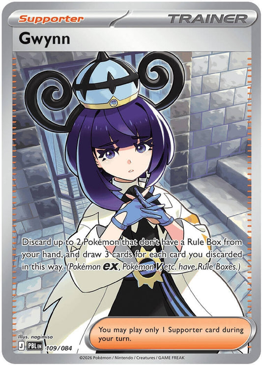Image for Gwynn (109/084) (ME05: Pitch Black) (ME05) - Pokemon