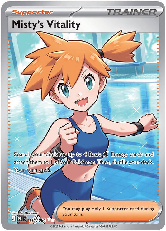 Image for Misty's Vitality (111/084) (ME05: Pitch Black) (ME05) - Pokemon