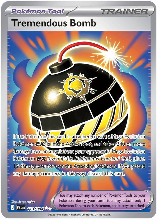 Image for Tremendous Bomb (113/084) (ME05: Pitch Black) (ME05) - Pokemon