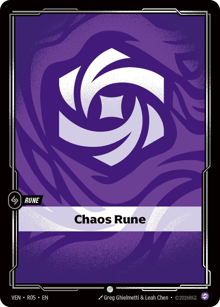 Chaos Rune (R05) (Vendetta) (VEN)