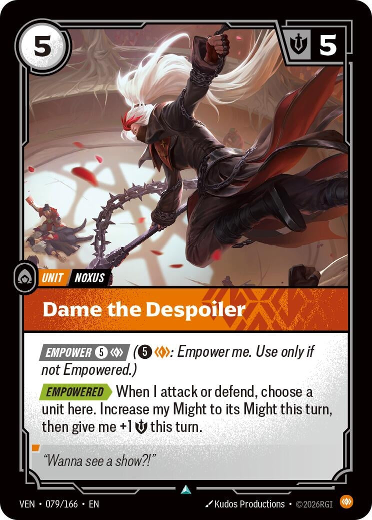 Image for Dame the Despoiler (079/166) (Vendetta) (VEN) - Riftbound: League of Legends Trading Card Game