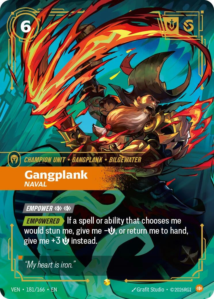 Gangplank - Naval (Overnumbered) (181/166) (Vendetta) (VEN)