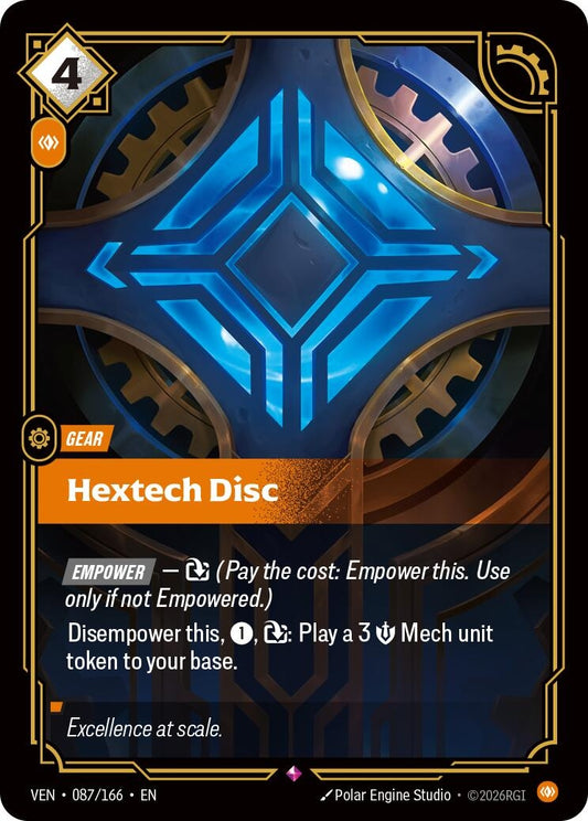 Image for Hextech Disc (087/166) (Vendetta) (VEN) - Riftbound: League of Legends Trading Card Game