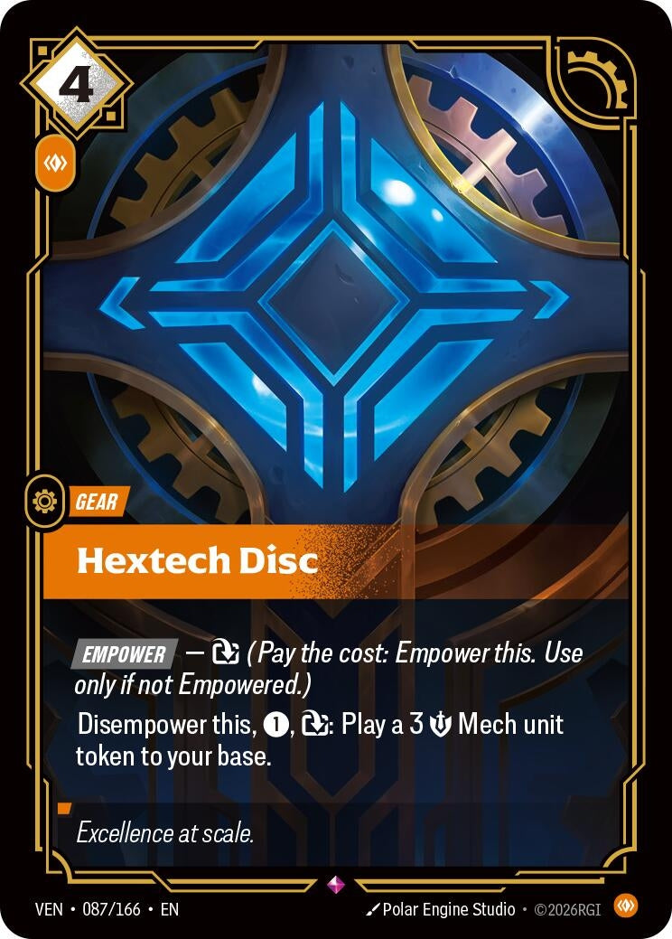 Hextech Disc (087/166) (Vendetta) (VEN)