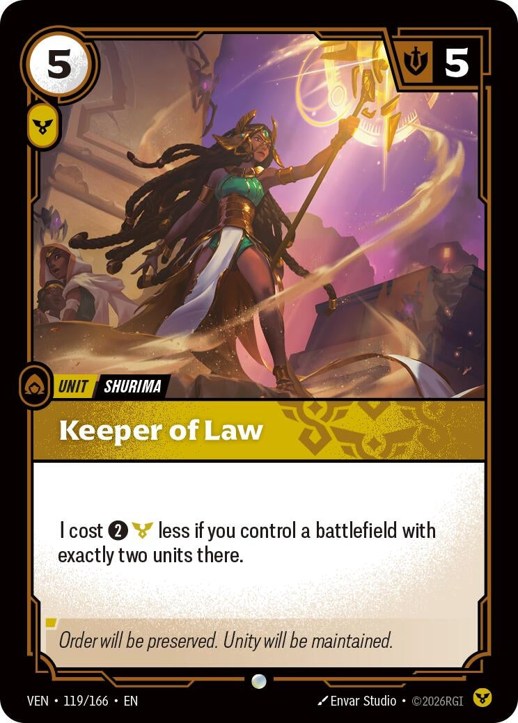 Keeper of Law (119/166) (Vendetta) (VEN)