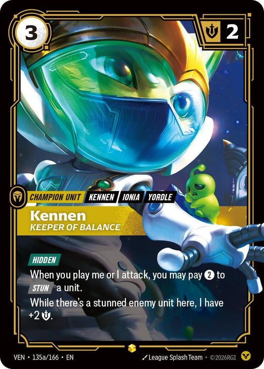 Kennen - Keeper of Balance (Alternate Art) (135a/166) (Vendetta) (VEN)