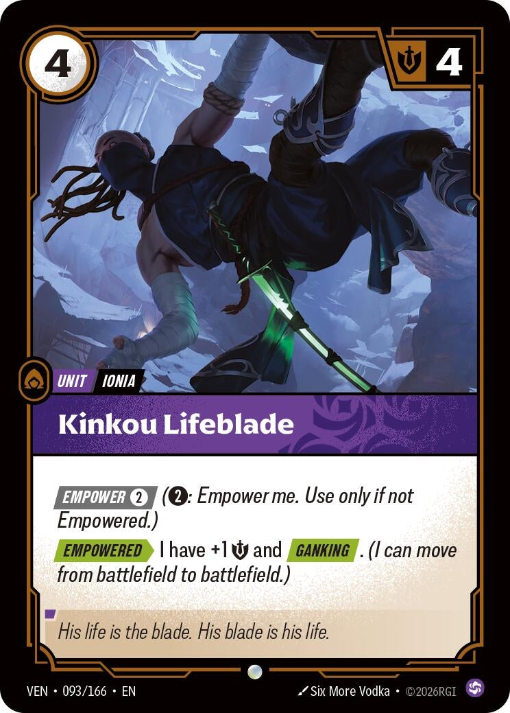 Kinkou Lifeblade (093/166) (Vendetta) (VEN)