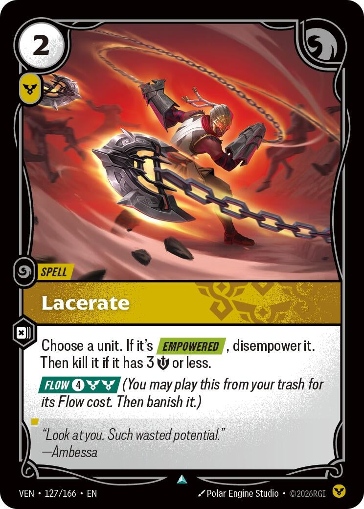 Image for Lacerate (127/166) (Vendetta) (VEN) - Riftbound: League of Legends Trading Card Game