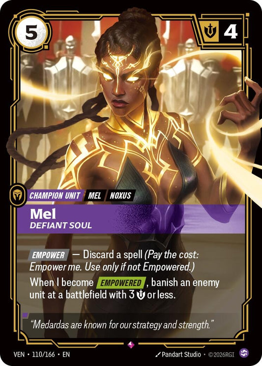 Image for Mel - Defiant Soul (110/166) (Vendetta) (VEN) - Riftbound: League of Legends Trading Card Game
