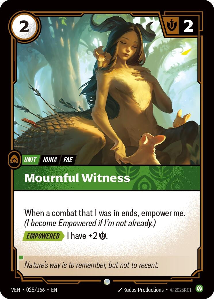 Mournful Witness (028/166) (Vendetta) (VEN)