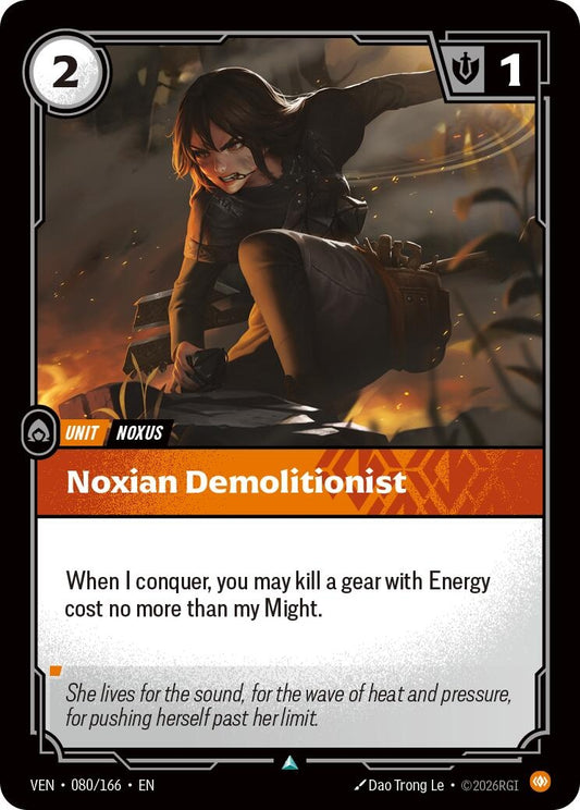 Image for Noxian Demolitionist (080/166) (Vendetta) (VEN) - Riftbound: League of Legends Trading Card Game
